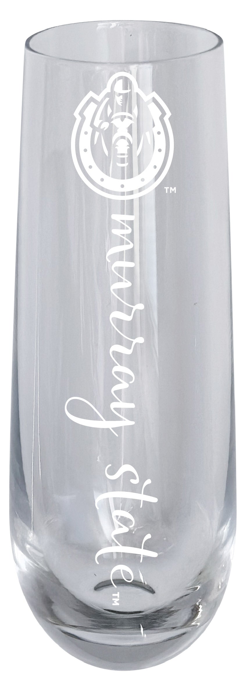 Murray State University 10oz Engraved Champagne Flute Officially Licensed Collegiate Product 2-Pack