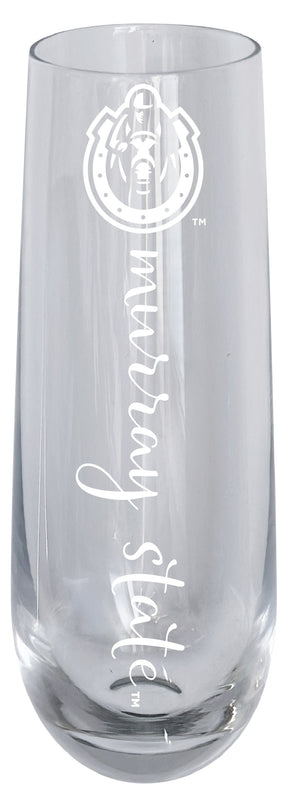 Murray State University 10oz Engraved Champagne Flute Officially Licensed Collegiate Product 2-Pack