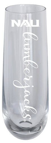Northern Arizona University 10oz Engraved Champagne Flute Officially Licensed Collegiate Product Single