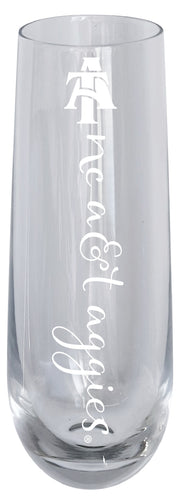 North Carolina A&T State Aggies 10oz Engraved Champagne Flute Officially Licensed Collegiate Product Single
