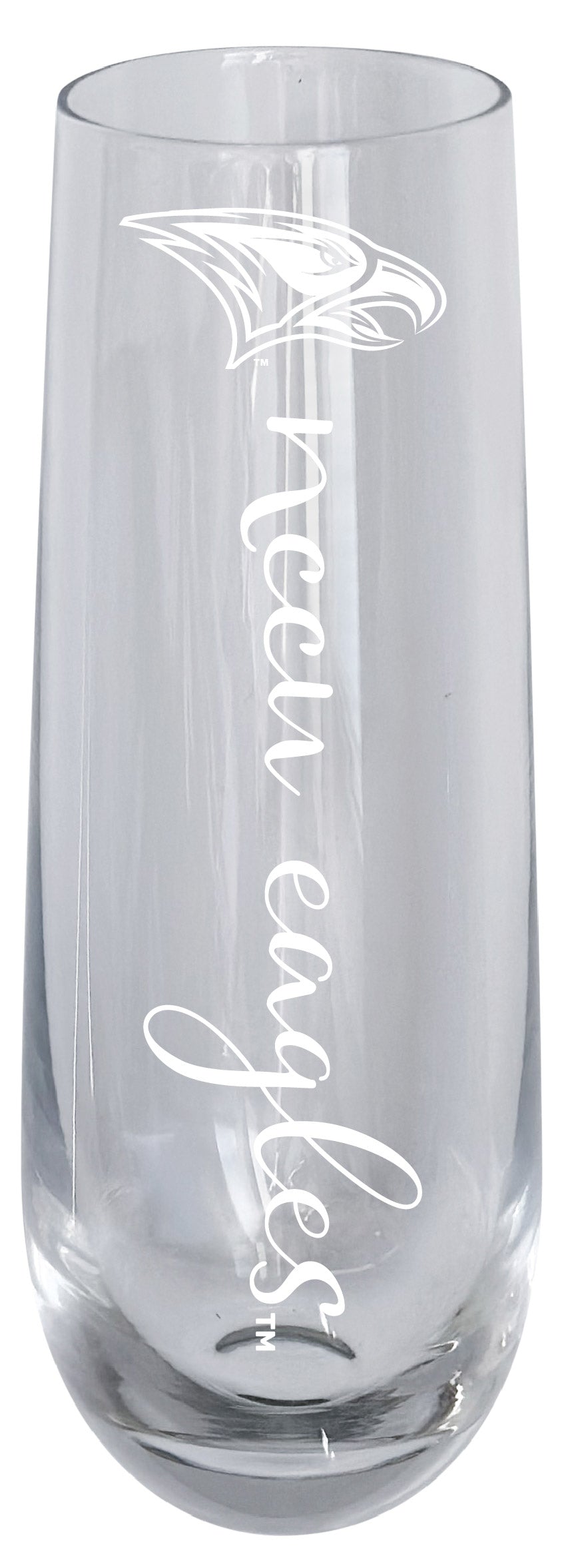 North Carolina Central Eagles 10oz Engraved Champagne Flute Officially Licensed Collegiate Product 2-Pack
