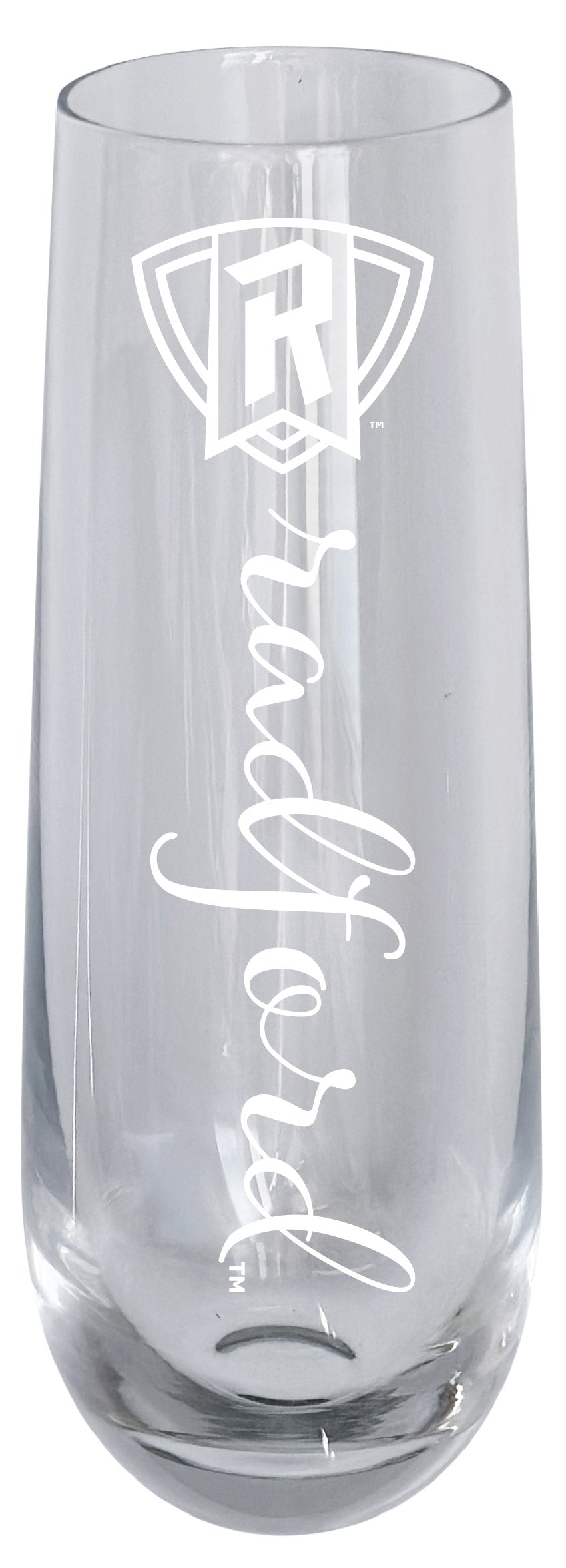 Radford University Highlanders 10oz Engraved Champagne Flute Officially Licensed Collegiate Product Single
