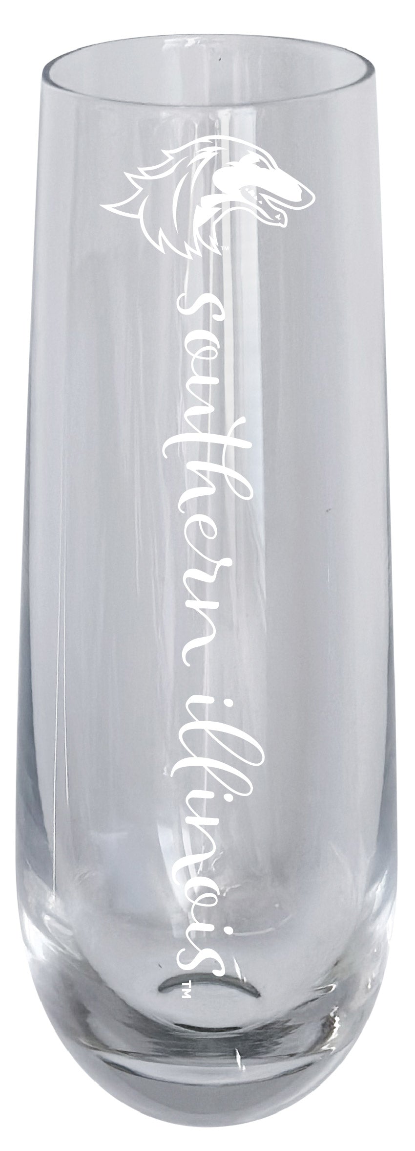 Southern Illinois Salukis 10oz Engraved Champagne Flute Officially Licensed Collegiate Product Single