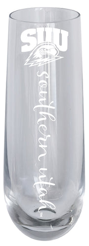 Southern Utah University 10oz Engraved Champagne Flute Officially Licensed Collegiate Product Single
