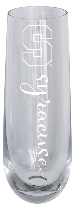 Syracuse Orange 10oz Engraved Champagne Flute Officially Licensed Collegiate Product Single