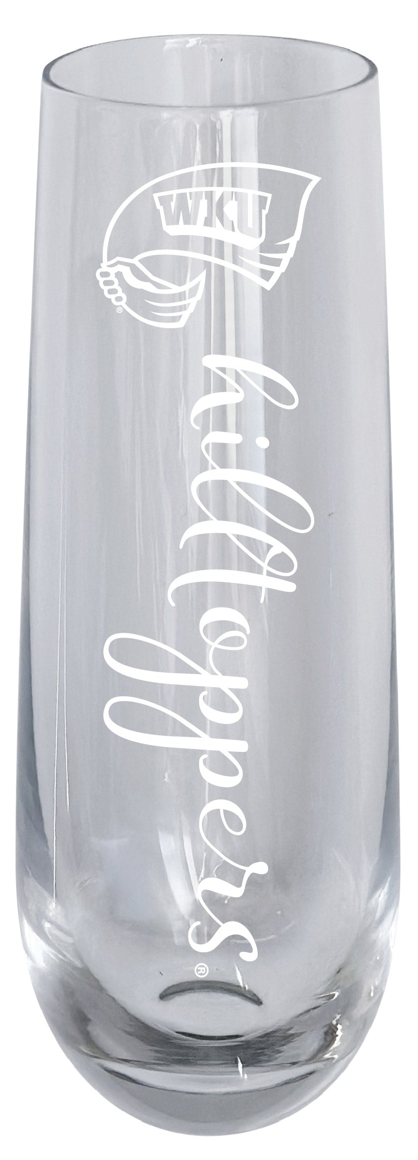 Western Kentucky Hilltoppers 10oz Engraved Champagne Flute Officially Licensed Collegiate Product Single