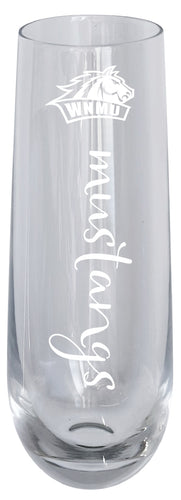 Western New Mexico University 10oz Engraved Champagne Flute Officially Licensed Collegiate Product 2-Pack