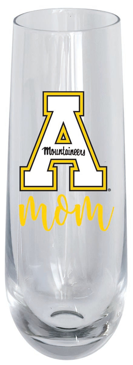 Appalachian State 10oz Stemless Flute Mom Design Officially Licensed Single