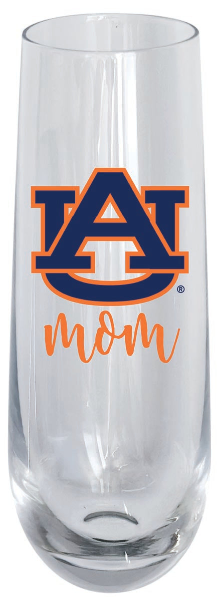 Auburn Tigers 10oz Stemless Flute Mom Design Officially Licensed Single