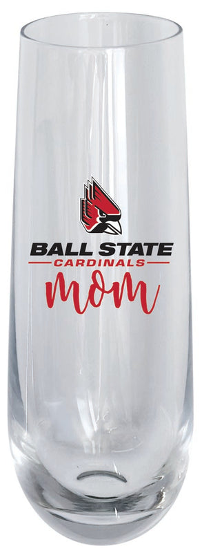 Ball State University 10oz Stemless Flute Mom Design Officially Licensed Single