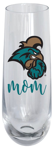 Coastal Carolina University 10oz Stemless Flute Mom Design Officially Licensed Single