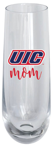 University of Illinois at Chicago 10oz Stemless Flute Mom Design Officially Licensed 4-Pack