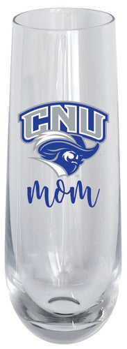 Christopher Newport Captains 10oz Stemless Flute Mom Design Officially Licensed 2-Pack