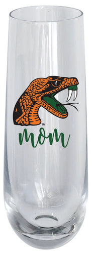 Florida A&M Rattlers 10oz Stemless Flute Mom Design Officially Licensed Single