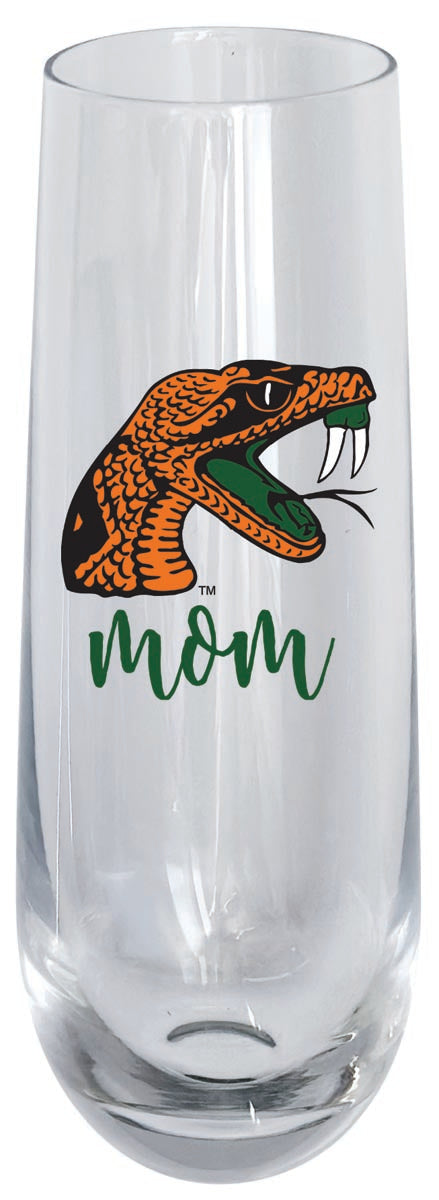 Florida A&M Rattlers 10oz Stemless Flute Mom Design Officially Licensed Single