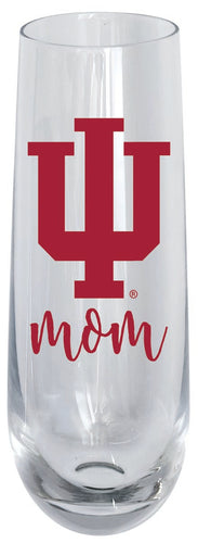 Indiana Hoosiers 10oz Stemless Flute Mom Design Officially Licensed Single