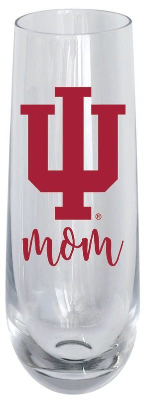 Indiana Hoosiers 10oz Stemless Flute Mom Design Officially Licensed Single
