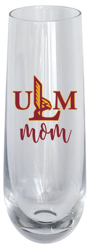 University of Louisiana Monroe 10oz Stemless Flute Mom Design Officially Licensed 4-Pack