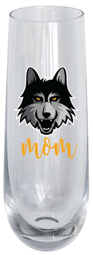 Loyola University Ramblers 10oz Stemless Flute Mom Design Officially Licensed 2-Pack