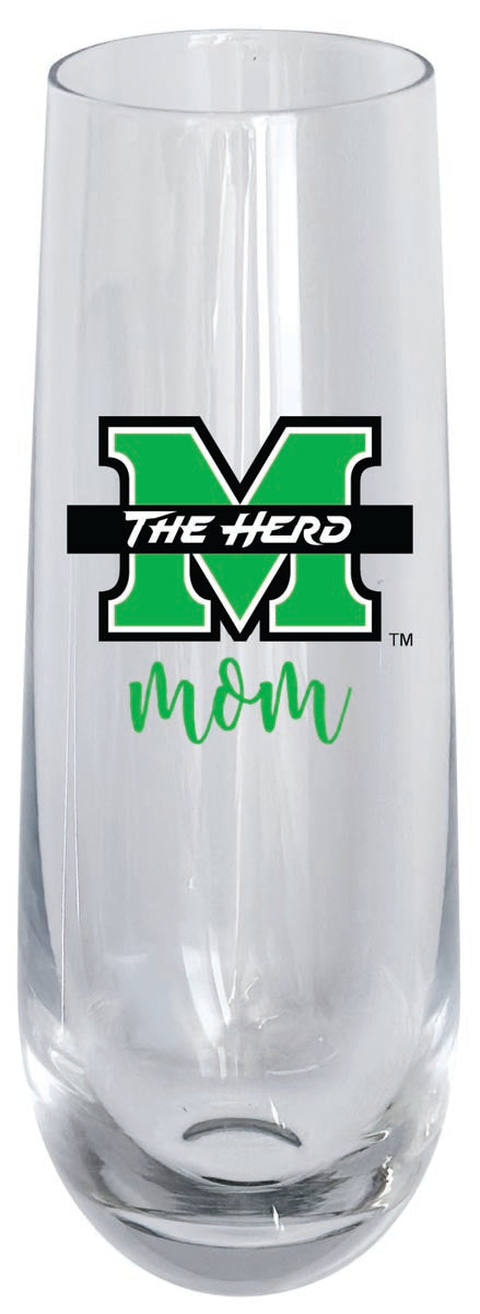 Marshall Thundering Herd 10oz Stemless Flute Mom Design Officially Licensed Single