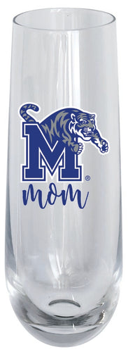 Memphis Tigers 10oz Stemless Flute Mom Design Officially Licensed 4-Pack