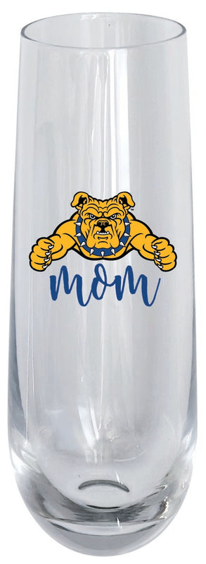 North Carolina A&T State Aggies 10oz Stemless Flute Mom Design Officially Licensed Single