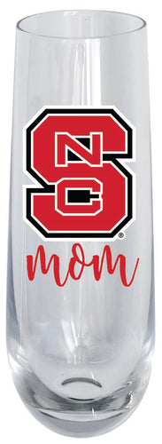 NC State Wolfpack 10oz Stemless Flute Mom Design Officially Licensed Single