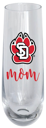 South Dakota Coyotes 10oz Stemless Flute Mom Design Officially Licensed Single