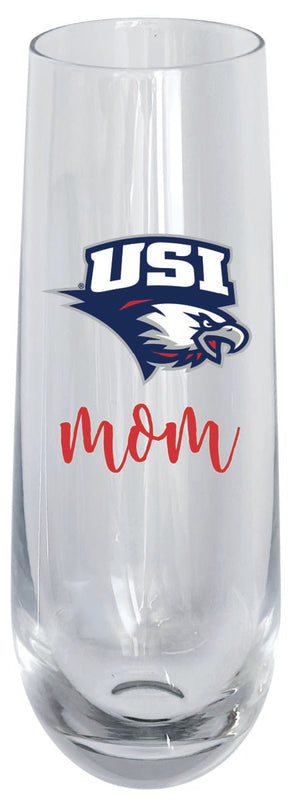 University of Southern Indiana 10oz Stemless Flute Mom Design Officially Licensed Single