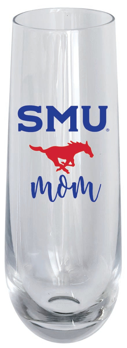 Southern Methodist University 10oz Stemless Flute Mom Design Officially Licensed Single
