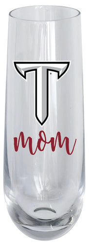 Troy University 10oz Stemless Flute Mom Design Officially Licensed 4-Pack