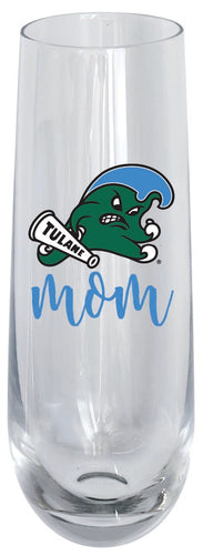 Tulane University Green Wave 10oz Stemless Flute Mom Design Officially Licensed Single