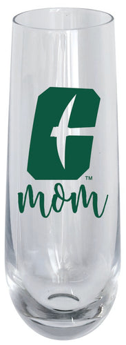 North Carolina Charlotte Forty-Niners 10oz Stemless Flute Mom Design Officially Licensed Single