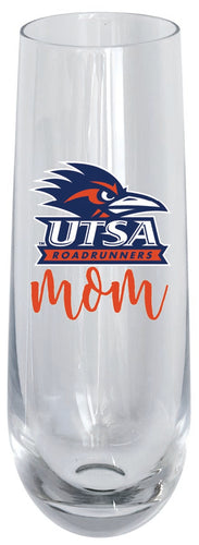 UTSA Roadrunners 10oz Stemless Flute Mom Design Officially Licensed 4-Pack