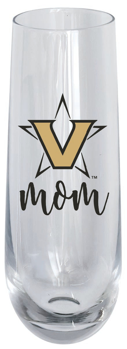 Vanderbilt University 10oz Stemless Flute Mom Design Officially Licensed Single