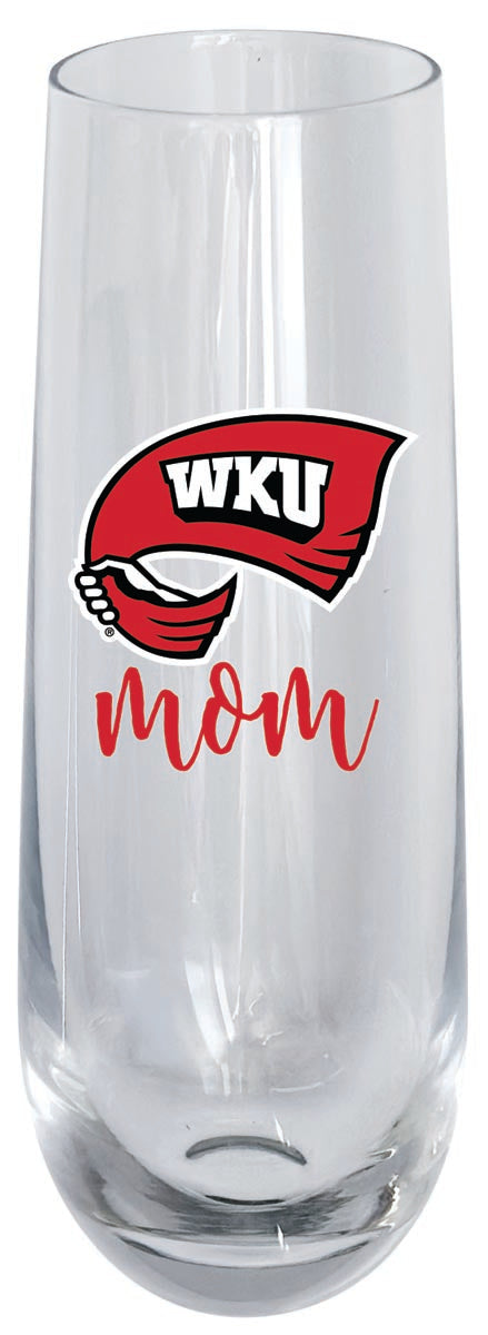 Western Kentucky Hilltoppers 10oz Stemless Flute Mom Design Officially Licensed Single