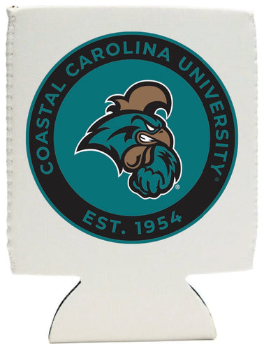 Coastal Carolina University Neoprene Can Hugger White Officially Licensed Collegiate Product Single