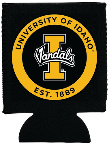 Idaho Vandals Neoprene Can Hugger Black Officially Licensed Collegiate Product 2-Pack