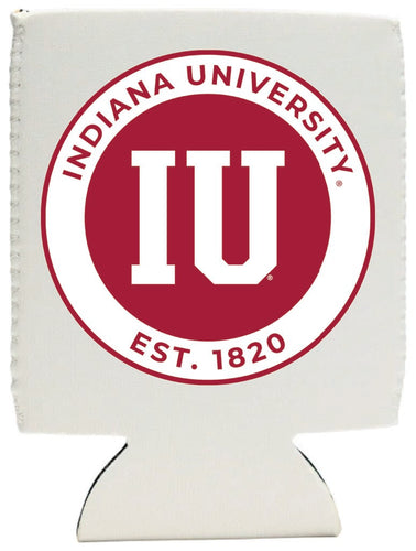 Indiana Hoosiers Neoprene Can Hugger White Officially Licensed Collegiate Product Single