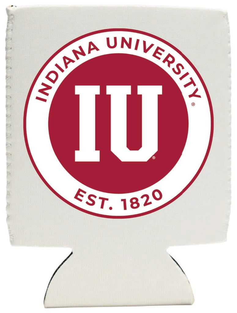 Indiana Hoosiers Neoprene Can Hugger White Officially Licensed Collegiate Product Single
