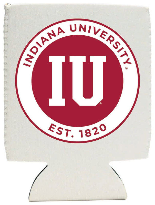 Indiana Hoosiers Neoprene Can Hugger White Officially Licensed Collegiate Product Single