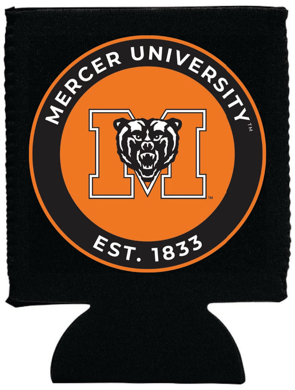 Mercer University Neoprene Can Hugger Black Officially Licensed Collegiate Product 4-Pack