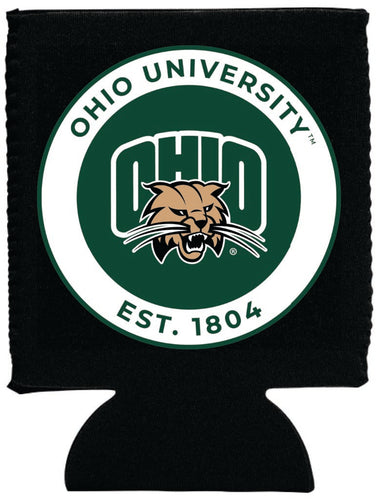 Ohio University Neoprene Can Hugger Black Officially Licensed Collegiate Product Single