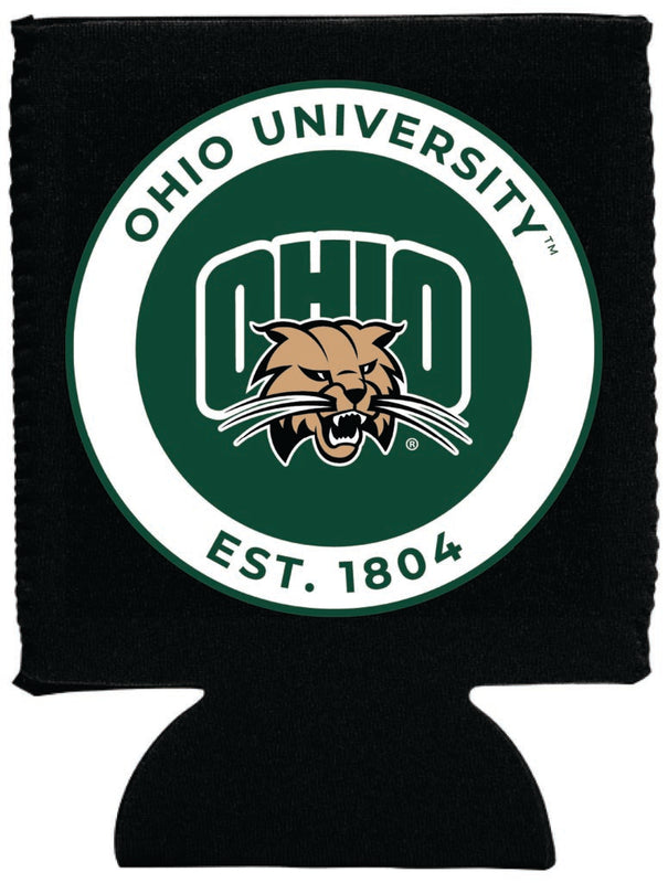 Ohio University Neoprene Can Hugger Black Officially Licensed Collegiate Product Single