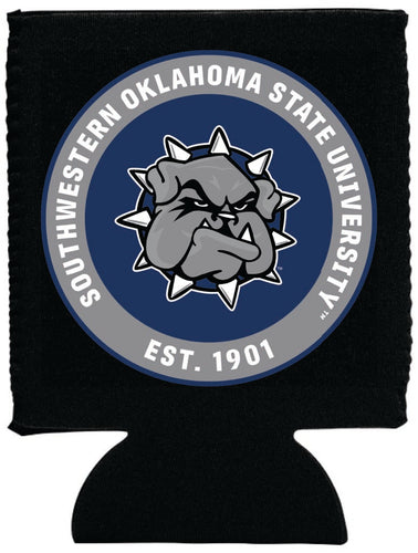 Southwestern Oklahoma State University Neoprene Can Hugger Black Officially Licensed Collegiate Product 2-Pack