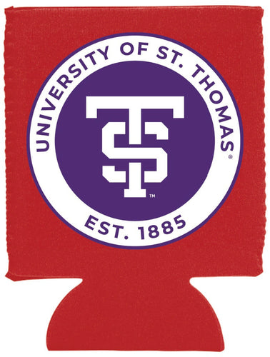 University of St. Thomas Neoprene Can Hugger Red Officially Licensed Collegiate Product 2-Pack