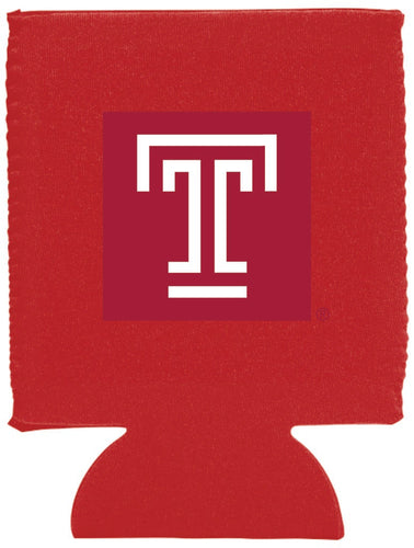 Temple University Neoprene Can Hugger Red Officially Licensed Collegiate Product Single