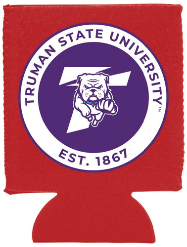 Truman State University Neoprene Can Hugger Red Officially Licensed Collegiate Product 2-Pack