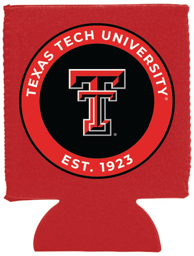 Texas Tech Red Raiders Neoprene Can Hugger Red Officially Licensed Collegiate Product Single