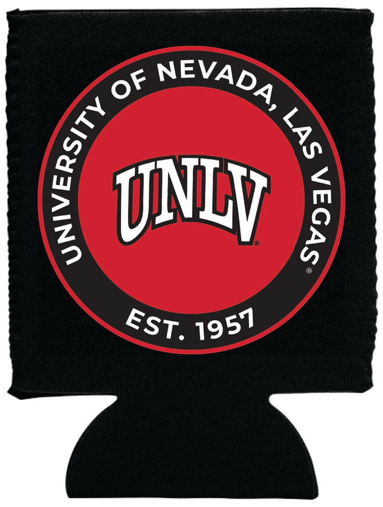 UNLV Rebels Neoprene Can Hugger Black Officially Licensed Collegiate Product 2-Pack